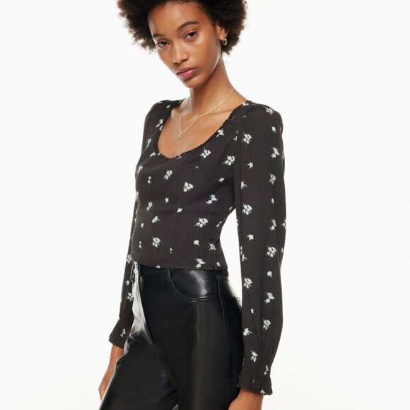 Aritzia Wilfred Breathless Square Neck Blouse - Picture 2 of 8